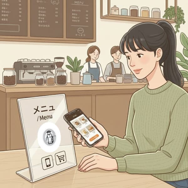 飲食店・カフェでの使用イメージ