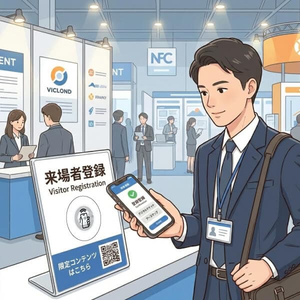 イベント会場での使用イメージ